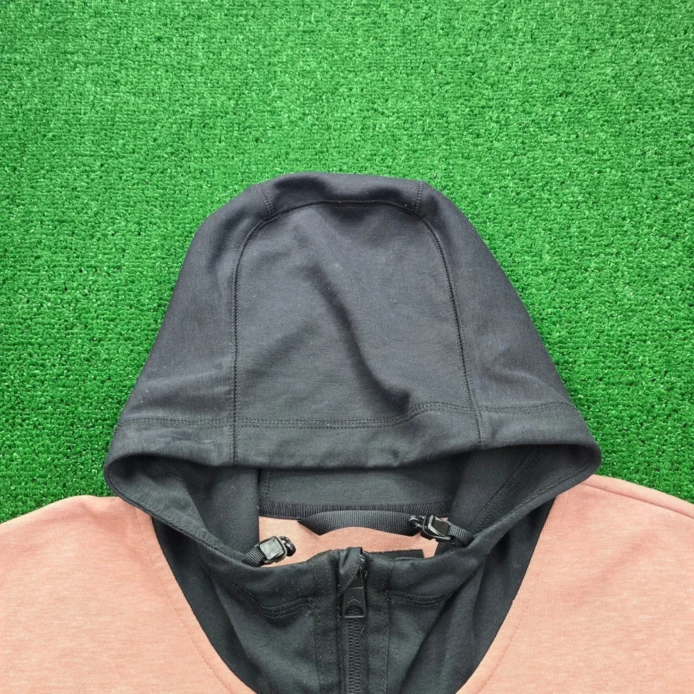 Nike Air Jordan Hoodie Jacket Mens 2XL Coral Pink Black Full Zip Tech DJ0875-668